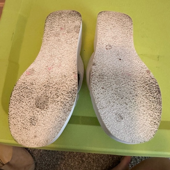 Mariella White Leather Platform Sandals 8 - Picture 6 of 6